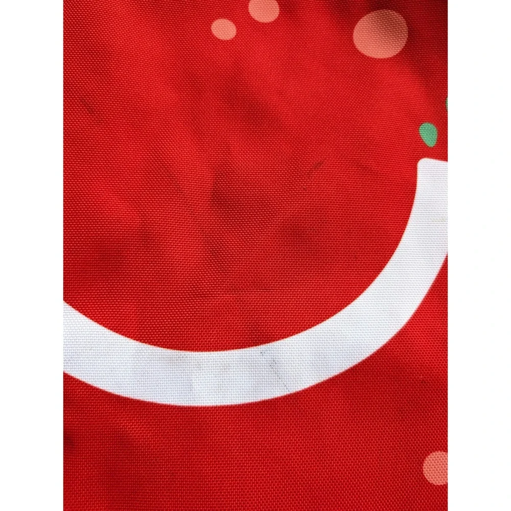 Bubly Sparking Water Tote Bag Limited Edition Red 19x17 Canvas Cherry Strawberry - Picture 2 of 6